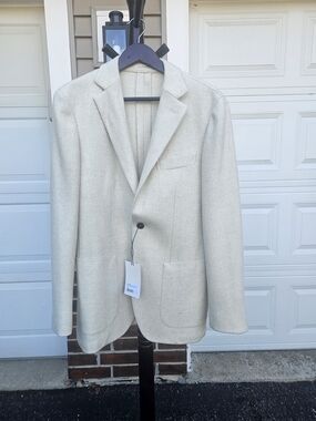 Men's Winter Jacket in Cream